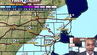 Another batch of overnight snow