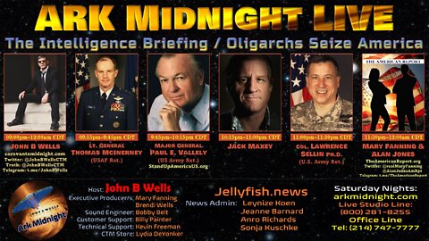 The Intelligence Briefing / Oligarchs Seize America - John B Wells LIVE