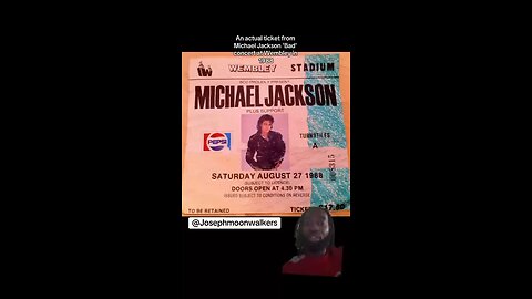 Michael Jackson concert tickets