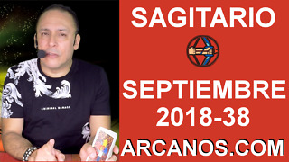 HOROSCOPO SAGITARIO-Semana 2018-38-Del 16 al 22 de septiembre de 2018-ARCANOS.COM
