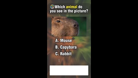 Guess the animal.