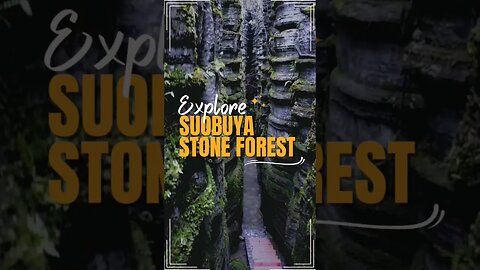 Explore Suobuya Stone Forest ♥️ #shorts #tiktok #asmr #China