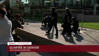 Person shot, killed during dual protests in Denver; 2 suspects in custody