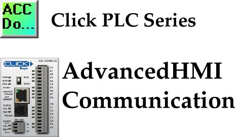 Click PLC AdvancedHMI Modbus Communication