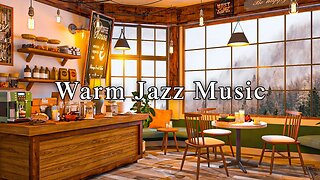 Cozy Coffee Shop Ambience & Smooth Jazz Music ☕ Relaxing Jazz Instrumental Music to Relax, Study