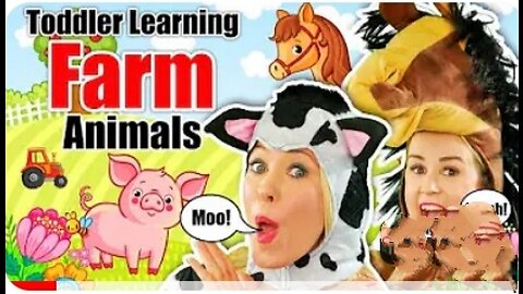 Farm Animals for Kids & Toddlers | Old MacDonald Had A Farm | Nursery Rhymes & Kids Songs