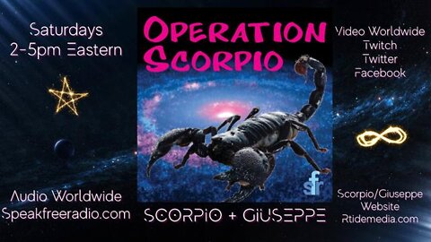 Operation Scorpio #119 - 09 July 2022 - Guest: Professor Jim Fetzer