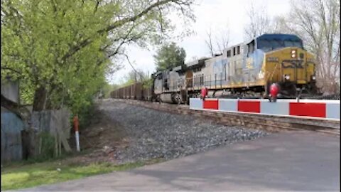 CSX K183 Empty Coke Express Train from Creston, Ohio April 17, 2021