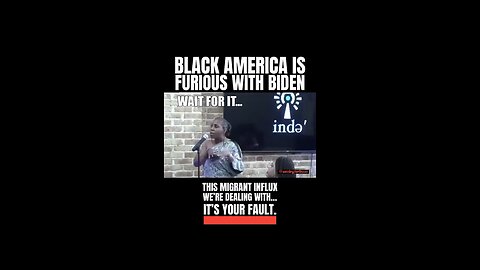 BLACK AMERICA IS FURIOUS WITH BIDEN