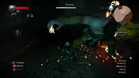 Killing Old Speartip to Help Lambert (witcher 3)
