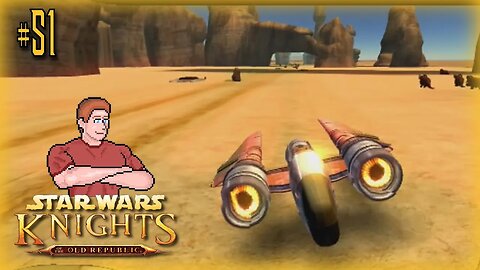 Star Wars: KOTOR (Tatooine Swoop Racing) Let's Play! #51