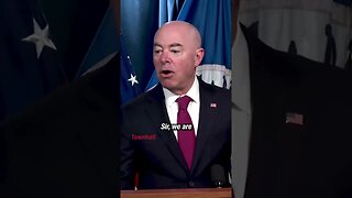 "Nobody EVER asks this question!" Secretary Mayorkas gets PRESSED by reporter