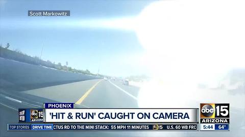 Scary Valley hit-and-run crash caught on dash camera