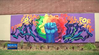 North side uplifting mural unveiled