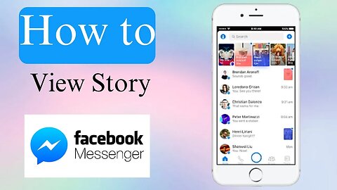 How to view story on facebook messenger?