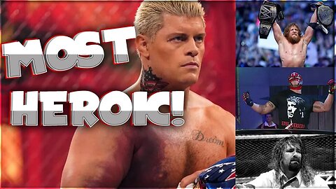 Straight Shoot: The MOST HEROIC Performances in WWE HISTORY! (Cody Rhodes, Daniel Bryan and more)
