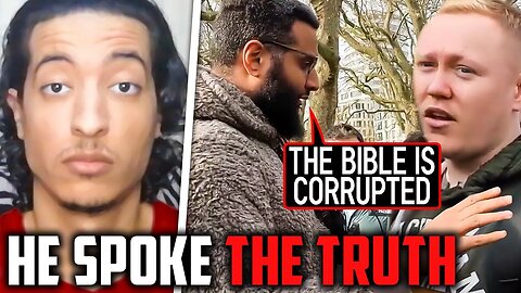 Mohammed Hijab Surprised by a Christian Claiming the Bible is Corrupted. Speakers Corner