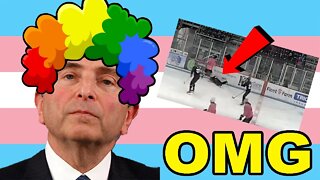 WOKE NHL Transgender Hockey Tournament ENDS IN DISASTER! Biological Man CONCUSSES Biological female!