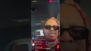 Lil Keed Brother Lil Gotit On Instagram Live Bumping His Song #LLKEED 28.02.23.