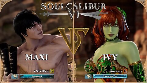SoulCalibur VI — x S3VIIN x (Maxi) VS Amesang (Ivy) | Xbox Series X Ranked