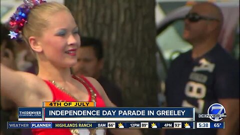 Independence Day parade in Greeley this morning