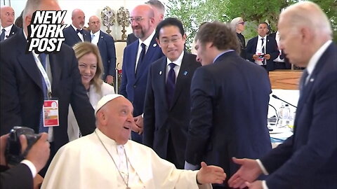 Biden Meets With Pope Francis At G7, Has Bizarre Moment Everyone Is Talking About