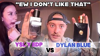 YSL Y EDP vs VERSACE DYLAN BLUE | Girl Review Fragrance Battle