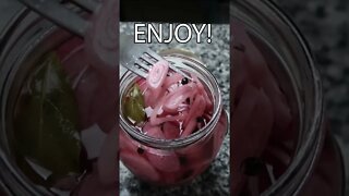 How to Make Pickled Onions #pickledonions #pickledredonions #shorts