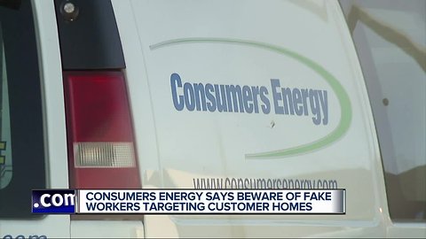 Consumers Energy warns of fake workers targeting customers homes