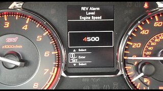 2017 Subaru WRX STI - How To Set The REV Limiter