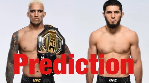 Charles Oliveira Vs Islam Makhachev Early Prediction (Oliveira Domination?)