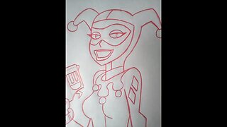 How to Draw Harley Quinn from the DC Universe