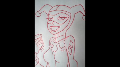 How to Draw Harley Quinn from the DC Universe