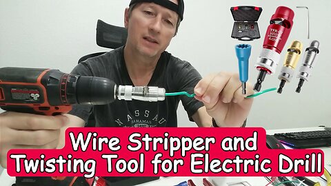 Wire Stripper and Twisting Tool for Power Drill (Latest Must-Have Tool Or Complete Fail?)