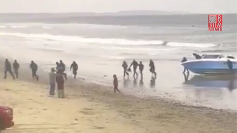 Bidenvasion Update: Well Coordinated Storming Of The Beach In Carlsbad, California