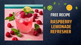 Free Raspberry Lemonade Refresher Recipe 🍋🍇🌿