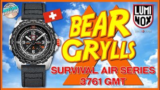 25 Year Glow! | Luminox Bear Grylls Survival Air Series 200m GMT Quartz 3761 Unbox & Review