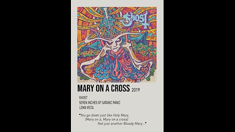 Ghost - Mary on a cross