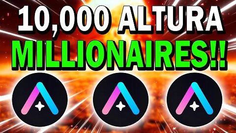 ALTURA CRYPTO!! 10,000 ALTURA WILL MAKE MILLIONAIRES!!