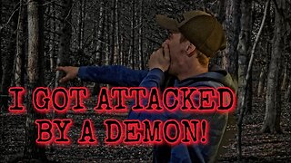 Attacked by demon in haunted forest! NEW OVERNIGHT SURVIVAL CHALLENGE!