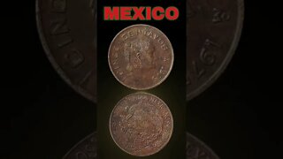 Mexico 5 Centavos 1975.#shorts #coinnotesz