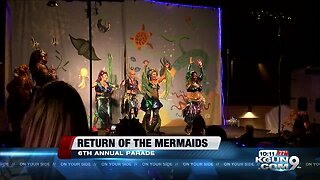 Monsoon storms bring mermaids to 4th Avenue, Downtown Tucson