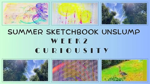 summer sketchbook unslump week 2