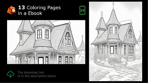 Explore the Magic of Homes 13 Coloring Pages in an Ebook