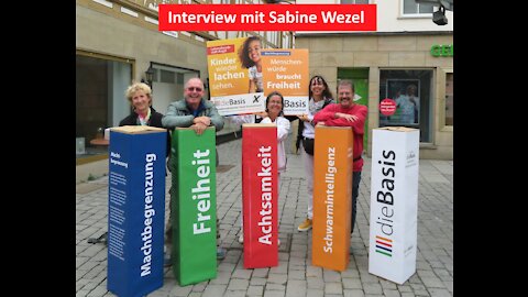 Interview mit Sabine Wezel von der dieBasis in Forchheim am 24.09.2021
