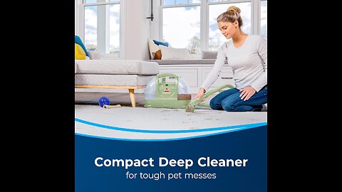 Bissell little green multi-purpose portable carpet and upholstery cleaner