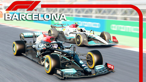 F1 2022 (W13) vs F1 2021 (W12) - Mercedes AMGF1 | Barcelona Circuit | Assetto Corsa Reshade