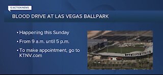 Las Vegas Ballpark hosting blood drive this weekend