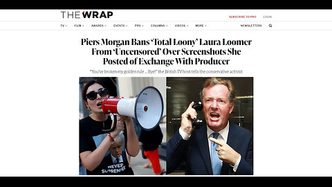 Laura Loomer ROASTS Piers Morgan!!!🔥🔥😱🔥🔥