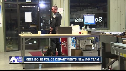 Meet Boise Police Departments new K-9 team